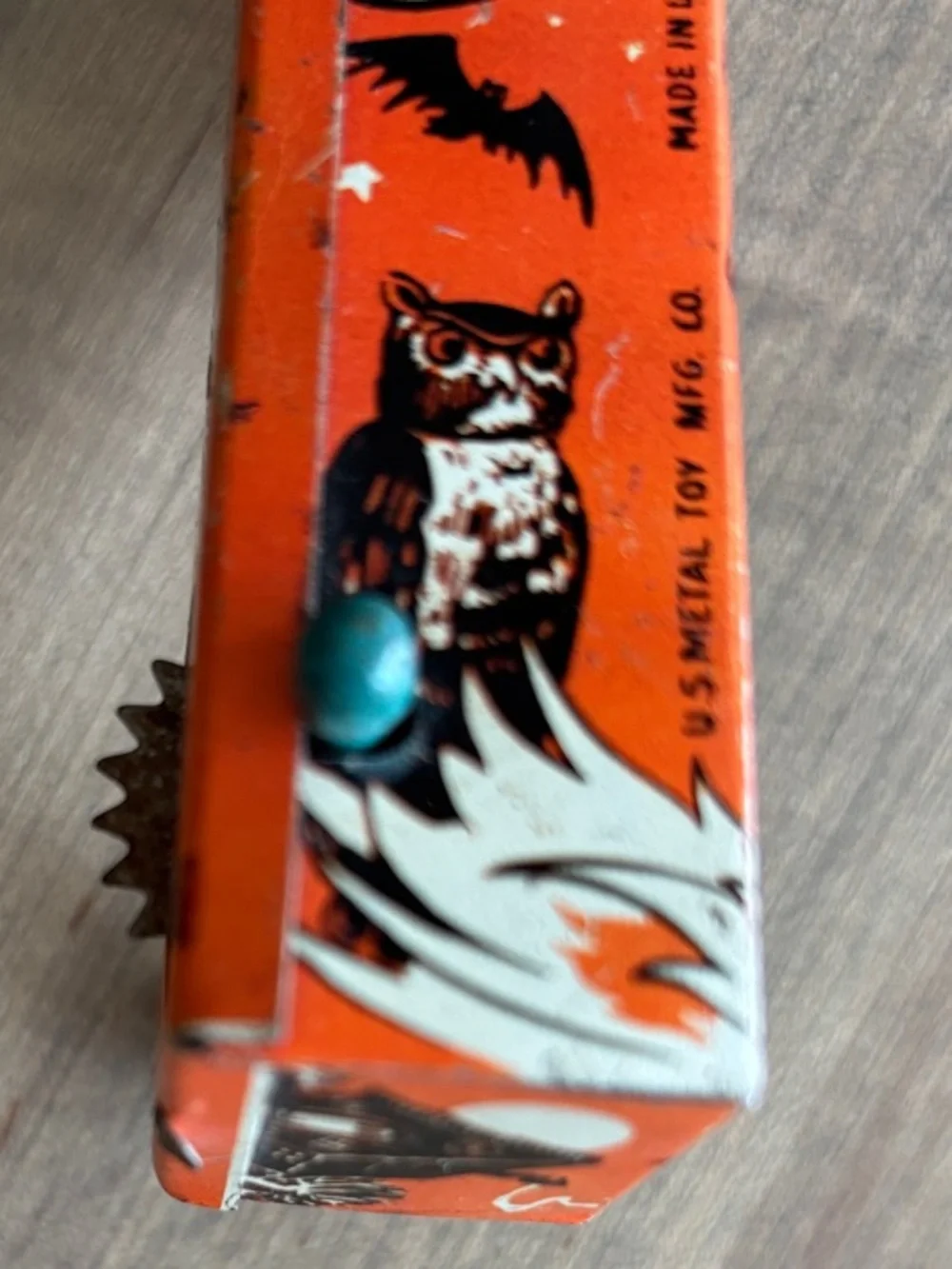 Vintage Witch Hand Crank Noisemaker
